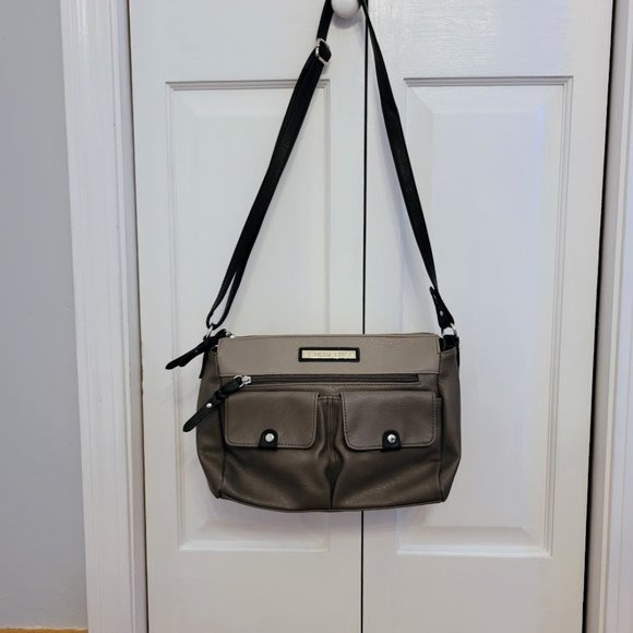 Rosetti Shoulder Bag Color Charcoal and Black - Picture 1 of 7